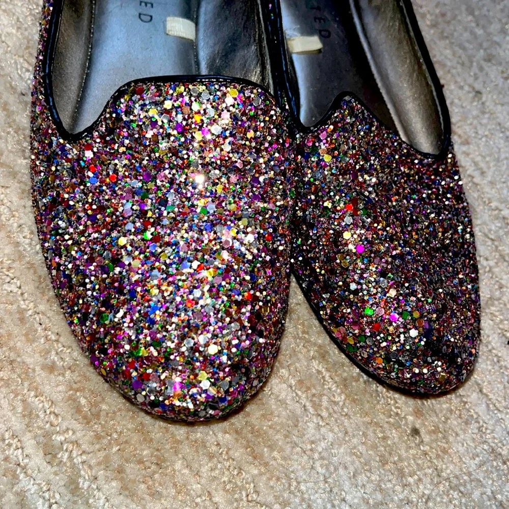 The Limited multi color glitter loafers ✨ - Picture 1 of 6
